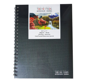 Tokyo Finds Watercolor Journal Deep Green (Large)