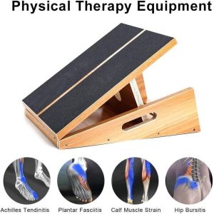 【SG Seller 🚚】Professional Wooden Slant Board Adjustable Incline Board Calf Ankle Stretcher Stretch Board 拉筋板