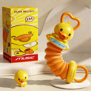 Baby Accordion Toy Cartoon Music Grasp Training Sensory Soothing Early Learning Gift