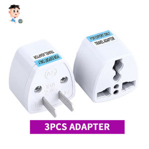 Universal Travel Power Plug and Socket Adapter 2-pin To 3-hole Conversion Plug and Socket