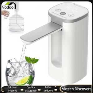 【Vodool】Electric Water Pump Digital Display USB Charging Water Bottle Pump Automatic Water Dispenser Pump for 2-5 Gallon