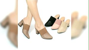 FQ - lesti Sandal Hak Tahu Bapau Karet