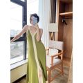 [2 Colors] Sexy Maxi Dress Front Slit for Women | Lazada PH
