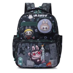 EPNER Large Capacity Labubu Backpack Cartoon with Coin Purse Shoulders Bag  Multiple Pockets Storage Bag Teenagers