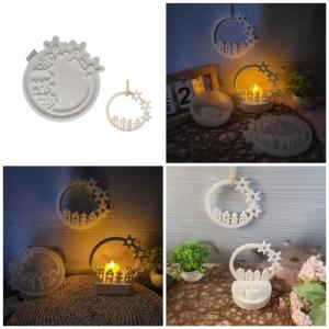 Ngôi Sao nhà khuôn silicon cho làm xà phòng xi măng thạch cao khuôn silicon Kẹo mềm sô-cô-la khuôn silicon