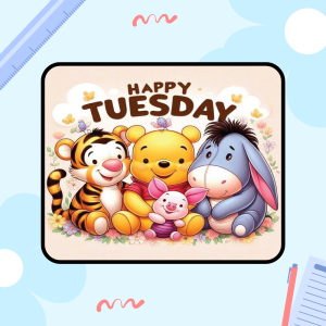 Mouse Pad Alas Mouse Gaming Winnie The Pooh Shafiyyah Sarban