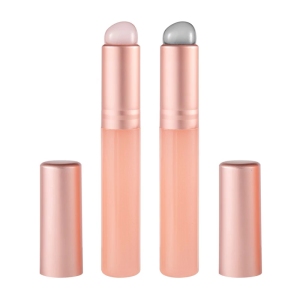 Cọ trang điểm đầu tròn với mũ cho kem che khuyết điểm Silicone Cọ môi cho kem che khuyết điểm môi Cọ tô môi Applicator