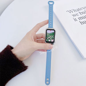 Leather Strap For OPPO Band 2 Strap Leather Cowhide Strap Replacement Wristband Leather Bracelet New [Ready Stock]