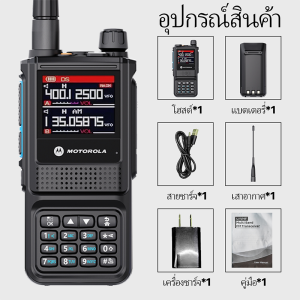 Motorola GP338 Plus วิทยุสื่อสารพกพา 136-520MHz 15W 6800mAh กันน้ำ IP54 ชาร์จ TYPE C 256 ช่อง สำหรับกลางแจ้ง/โรงแรม/โรงเรียน/ไซต์ก่อสร้าง