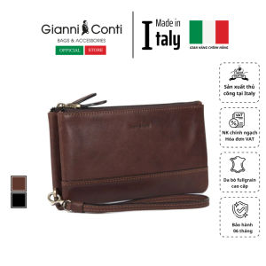 Clutch Nam Bằng Da Thật Màu Nâu - Gianni Conti - Sản Xuất Thủ Công Tại Italy_912211
