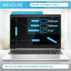(16:9) Universal ULTRA HD Clear / Matte Anti Glare / Anti Blue Light / Privacy Screen Protector Film for 11 13 14 15 16 Macbook Asus Lenovo Yoga Chromebook Laptop