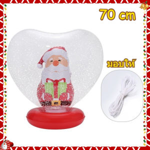 【JOJO.1】บอลลูนคริสต์มาส ลูกโป่งเป่าลม ของตกแต่งคริสต์มาส Pvc 60CM สําหรับตกแต่งปาร์ตี้คริสต์มาส