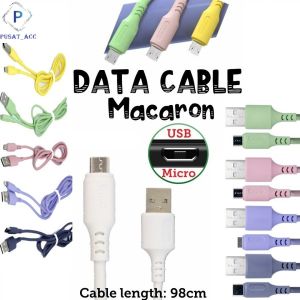 D006 - Kabel Data Macaron D6 Micro USB Fast Charging