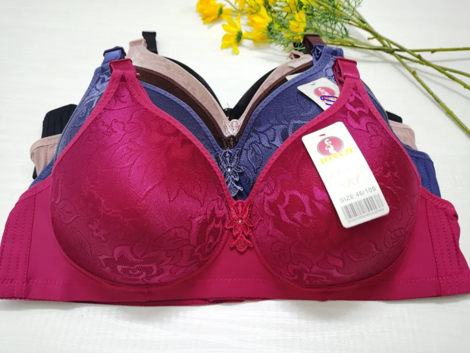 999} NON-WIRED BIG SIZE D/E CUP BRA 46/105~52/120 / BAJU DALAM WANITA