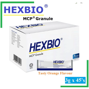 Buy 3 Free 1🔥KL Stock🔥💯 Original HEXBIO MCP Granule 3gX45s EXPIRY:11/2026