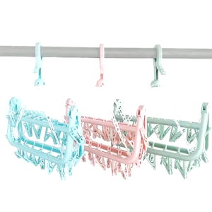 กำลังขายดี! ที่ตากผ้าหมุน 32 คีบ พับเก็บได้ มี 3 สีสันน่ารัก (ฟ้า เขียว ชมพู) ประหยัดพื้นที่ในบ้าน พกพาง่าย อย่าพลาดโอกาสนี้!