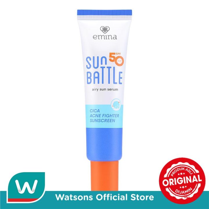 Emina Sun Battle SPF 50 PA++++ Cica Acne Fighter Sunscreen 30 ml