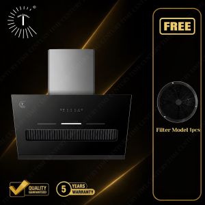 Time Century TC-560 Cooker Hood Kitchen Range Hood 4800m³/hr Powerful Suction Side Suction Auto Clean Gesture Control Smoke Extractor