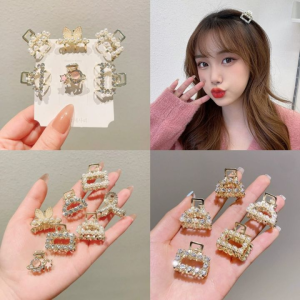 Jepitan Rambut Motif Mutiara MURAH Model Korea / Jeday Mini 2.5CM Aksesoris Rambut Anak Perempuan - RANDOM