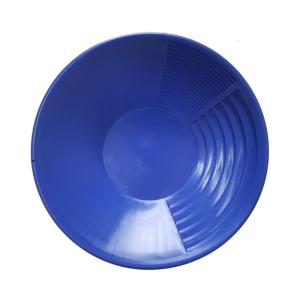 15-inch Gold Panning Basin Nugget Sluicing Pan for w/ Dual Riffles Prospecting Dredging River Tool for Metal Detector Pa