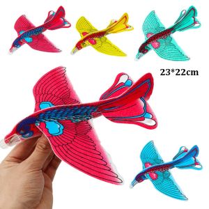 Q-1151 STORE 10Pcs Foam Flying Glider Planes Random Color 2322cm Balanced Aircraft Experiment High Quality Flying Bird Glider Science Education Supplies