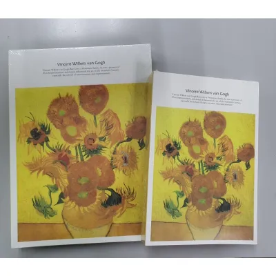 [Ready Stock] A5 B5 120 Sheets Sketchbook Drawing Book Painting Book Van Gogh Monet Impression Design Drawing Book