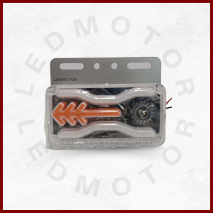 24V Lampu LED Bak Samping Running Model Busur Panah - Universal untuk Truk Fuso Tronton dan Bus