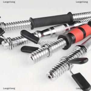 [COD] Laogeliang 25 28 30mm Barbell Clamp Spring Collar Clips Gym Weight Dumbbell Lock Standard Lifting Kit Barbell Lock