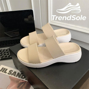 TrendSole Korean-style summer slip-resistant thick-soled women’s platform sandals suitable for casual daily wear.