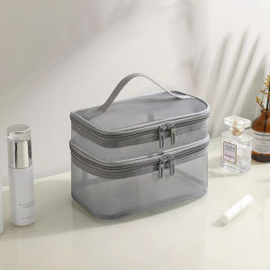 [MALAYSIA READY STOCK] Mesh Make Up Pouch Organizer Pouch Hygiene Kit Pouch Cosmetic Pouch Mesh Bag