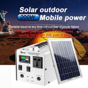 Solar generator 160000mah 350w 220v portable power station for home emergency travel and outdoor use