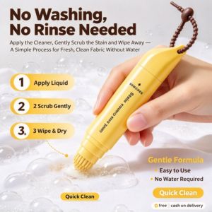 Portable No Wash Stain Remover Pen JMY Dual Head Oil Grease Stain Remover Clothes Fabric Shoes Stain Cleaner Pen Travel Waterless Stain Removal