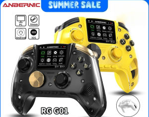 ANBERNIC RG G01 Retro Games Controller Hall Effect Triggers Bluetooth/Wired/Wireless XBOX Gamepad for PC Android IOS Steam Linux