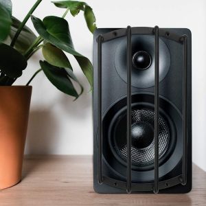 Black Color Metal Car Bar Grille Audio Speaker Subwoofer Grill Grille Cover Protector 8/12 inch