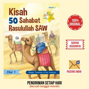 Buku Cerita Anak Islam Kisah 50 Sahabat Rasulullah SAW Jilid 1 (Full Color)