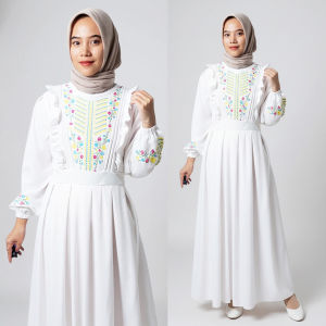 Gamis Wanita Khasana Ceruty Dress Maxy Carlina Fashion