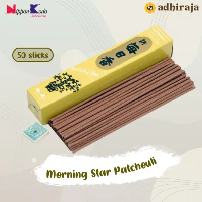 Dupa/Hio Jepang Wangi Harum Aromaterapi Nippon Kodo Morning Star Patchouli 50 Sticks