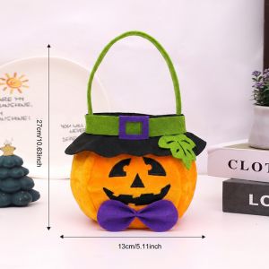 MAOMEI Túi quà tặng Túi kẹo Halloween Bóng ma Trick or Treat (Trò chơi Halloween) Giỏ kẹo Halloween Dễ thương Túi xách Túi đựng đồ ăn vặt Bữa tiệc