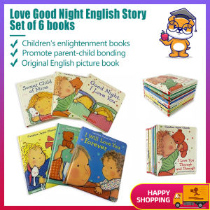 6 Book/Set I Love You Through And Through/Ten Tiny Toe Love Good Night English Story Picture Childre