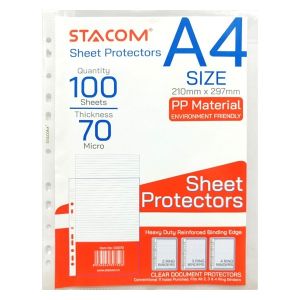 [HCM]Bìa lỗ khổ A4 cao cấp siêu dàyđẹpSTACOM 70micxấp 100 tờnặng 840g