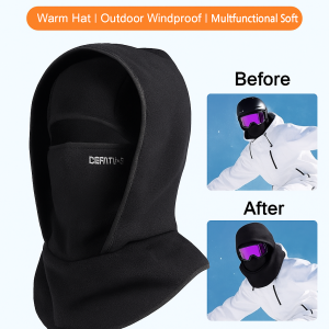 Winter Warm Hat Scarf Face Mask Hat 3 In One Outdoor Skiing Riding Windproof Warm Hat Riding Mask