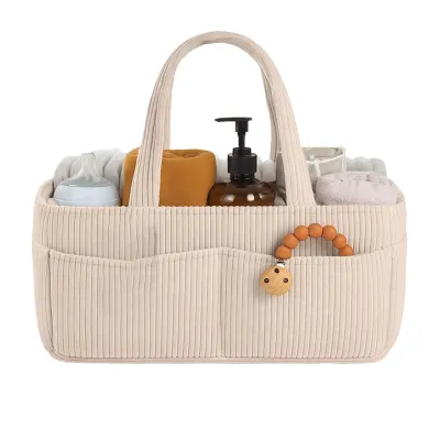 [sunshineyou]Stylish for Changing Table Baby Diaper Organizer-for Nursery Storage Basket Newborn Essential Gift Set
