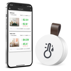 Brifit Không Dây Máy Đo Độ Ẩm Nhiệt Kế Bluetooth Đồng Hồ Đo Nhiệt Độ Độ Ẩm Cảm Biến Độ Ẩm Ngoài Trời Và Trong Nhà