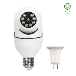 【COD】"V380 Q16S 360 ° rotating bulb shape automatic tracking intelligent camera HD 1080P wireless Wifi IP camera Popcorn CCTV camera indoor and outdoor waterproof night vision two-way audio