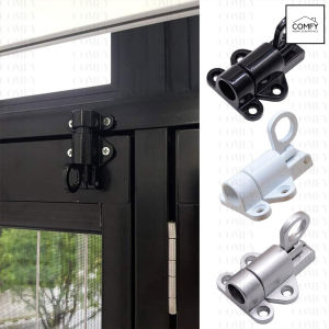 Precisino-Cast Aluminum Alloy Security Automatic Window Latch Gate Lock Spring Bounce Door Bolt Latch