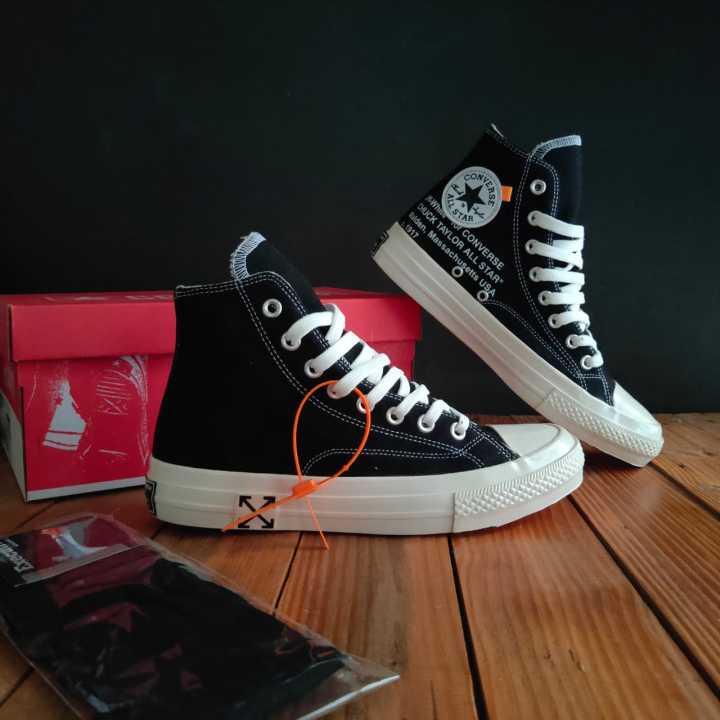 Sepatu Sneakers CONVERSE1995 70s X Offwhite High All Star Chuck
