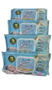 ทิชชู่เปียก jaxx ขนาด50แผ่นพร้อมฝาปิด โฉมใหม่ ❤️❤️ รุ่นแพ็คละ4ห่อ ห่อละ50แผ่น❤️❤️(ซื้อ 1 แถม 1 SET)