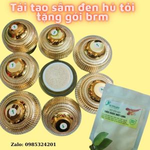Kem tái tạo nhân sâm nước đen hủ tỏi ( tặng gói bột rửa mặt the mát ) tẩy sạch mụn nám tàn nhang phá tan nhờn thâm da ngâm sạm dưỡng da trắng hồng
