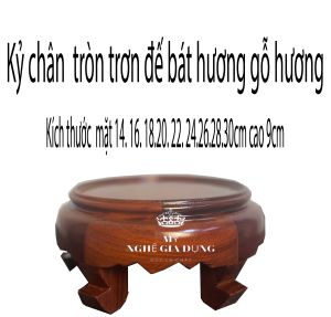 Kỷ tròn Đế chân tròn Đế kê đồ đôn kê cây cảnh đồ vật trang trí nhà cửa gỗ hương