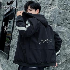 FUGUINIAO Mens Brand Slim Jacket Casuel Jacket